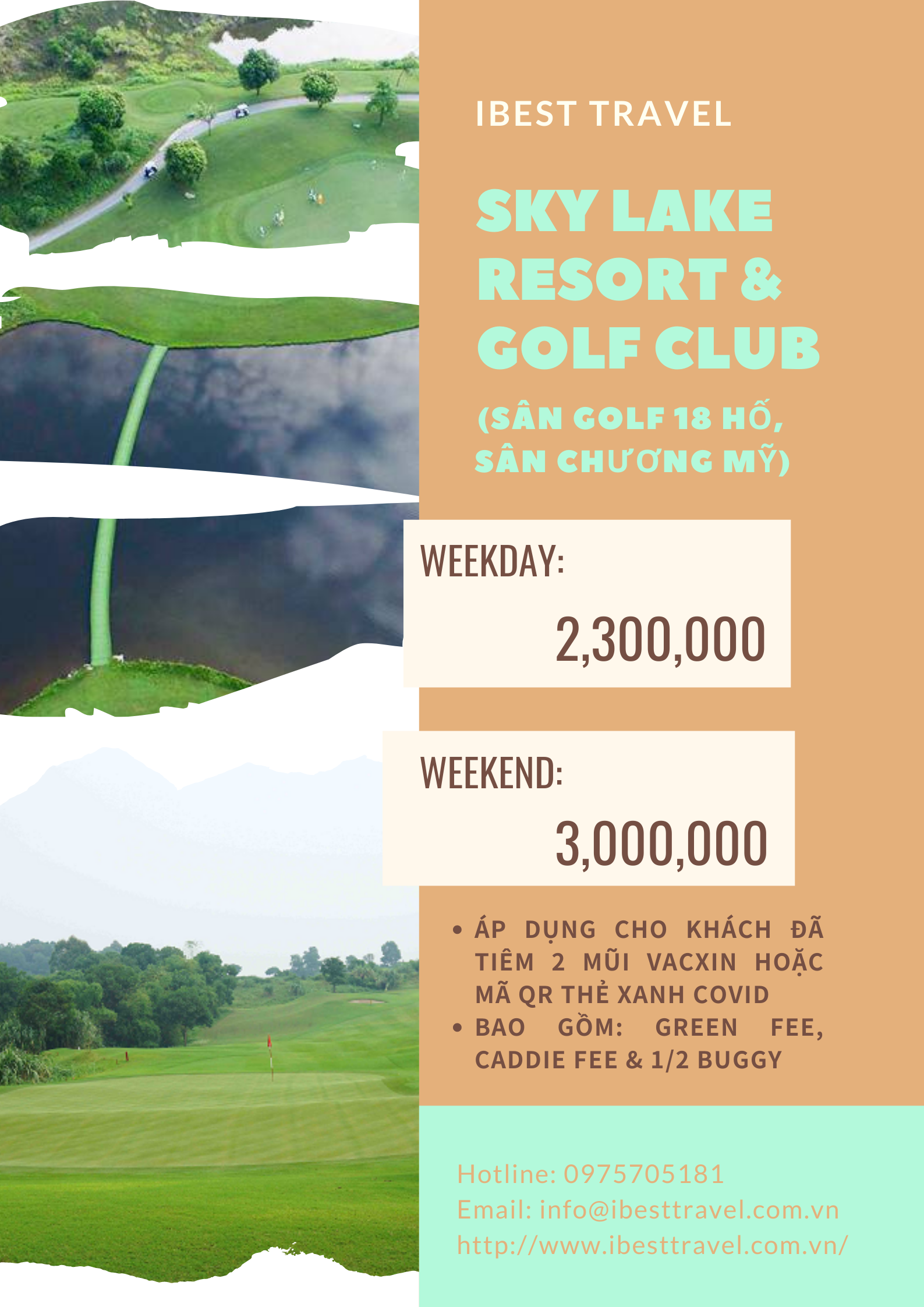 ƯU ĐÃI SKYLAKE RESORT & GOLF CLUB TRONG NHỮNG NGÀY BÌNH THƯỜNG MỚI